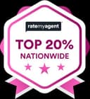 RateMyAgent Top 20% Nationwide